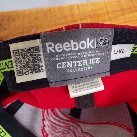 Reebok Center Ice Red Wings Hockey Cap - L/XL - Picture 8 of 8